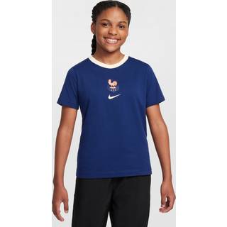 FFF Nike Football-T-shirt til større børn - blå - XS