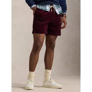 Polo Ralph Lauren Prepster Corduroy Drawstring Shorts Ruby Red