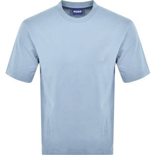 HUGO Blue Niley Crew Neck T Shirt Blue