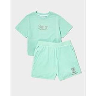 JUICY COUTURE Girls' Baby T-Shirt/Shorts Set Junior, Green - 9-10Y