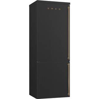 Smeg FA8005LAO6 venstrehængt køle/fryser 70 cm, antracit