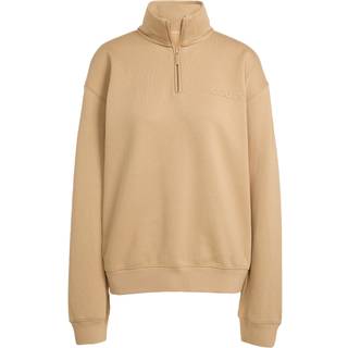 Essentials Linear Quarter-Zip Oversized trøje - Beige - S