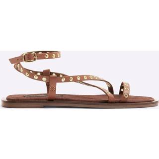 River Island Eyelet Strappy Flat Sandalseu41