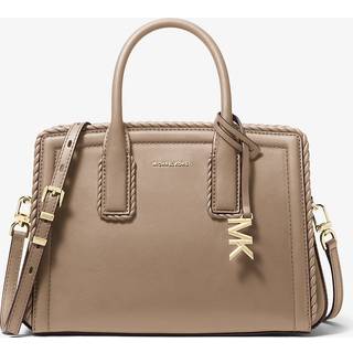 MK Laila Small Leather Satchel - Natural - Michael Kors - ONE SIZE