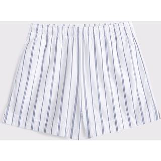 Abercrombie & Fitch Abercrombie & Fitch Blue Stripe Poplin Pull On Shorts