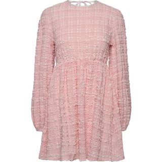 Gina Tricot-Open back dress-korte kjoler-Lyserød-XS-Dame