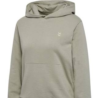 Hummel Pulse Sweat Hoodie M Dame Grøn - Komfortabel hættetrøje til løb og træning