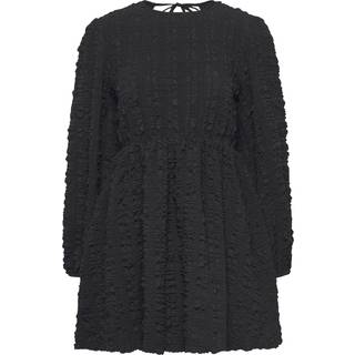 Gina Tricot-Open back dress-korte kjoler-Sort-XL-Dame