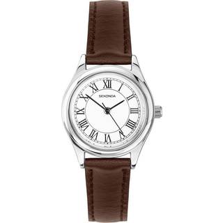 Sekonda 40685 Brown Leather Strap Watch - W32418