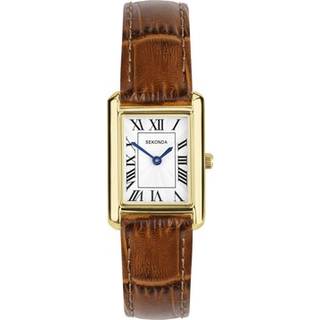 Sekonda 40695 Brown Leather Strap Watch - W32424
