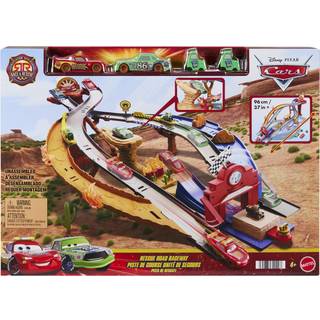Disney Biler Rescue Road bilbane med fire biler - 86 cm