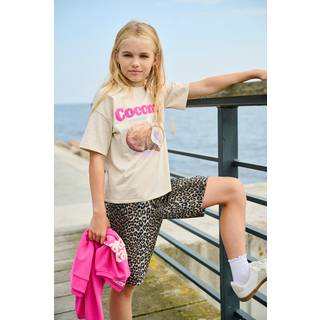 Kids Only Shorts Black Leo Med Bindebånd - Str. 9y 134cm