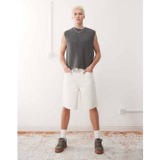 Vans Herre Baggy Denim Shorts Marshmallow