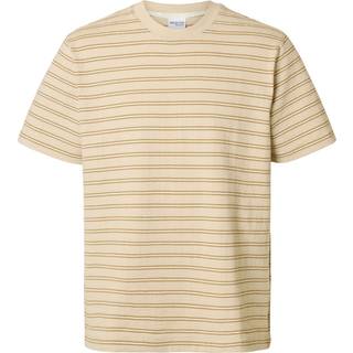 SLHELI SEERSUCKER SS O-NECK TEE