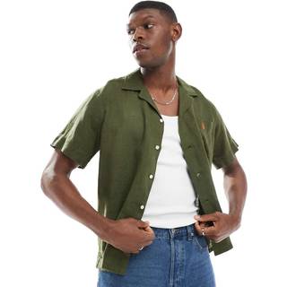 Polo Ralph Lauren Herren Kurzarmhemd grün Classic Fit