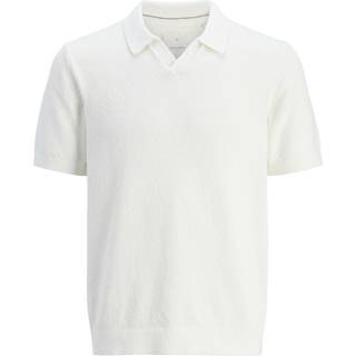 Ensfarvet Strikket Polo