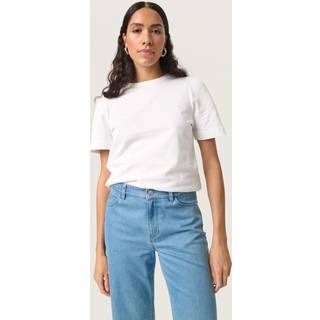 Soaked In Luxury Sljina Puff Tee Toppe & T-Shirts 30408074 Broken White (SMALL)