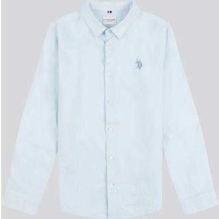 U. S. Polo Assn Drenge Hør Blend Skjorte14 - 15 år (164 - 170cm)