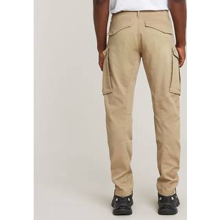 Rovic Zip 3D Regular Tapered Pants - Beige - Men