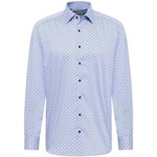 COMFORT FIT Shirt in blue printed