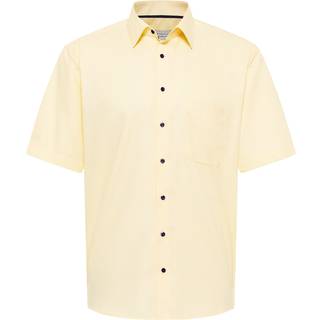 COMFORT FIT Shirt in yellow structured