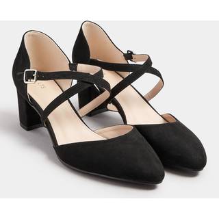 Lts Natural Brown Cross Strap Mary Jane Block Heel In Standard Fit Size Standard > 8 - Standard 8