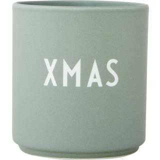 Design Letters Favourite Kop 25 Cl Xmas - Kaffekopper Benporcelæn Grøn - 10101002GREENXMAS