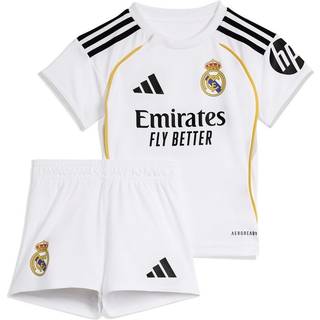 Real Madrid 25/26 Baby Kids hjemmebanesæt - White - 74