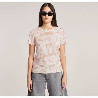 Sprayed Letters T-Shirt - Multi color - Women