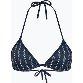 Tommy Hilfiger Tommy Hilfiger Blue Print Triangle Bikini Top With Removable Pads