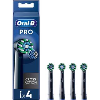 Oral B PRO Cross Action Erstatningshoveder til tandbørste Black 4 stk. - 4 stk.