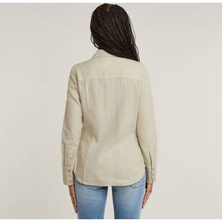 Slim Western Shirt - Green - Women