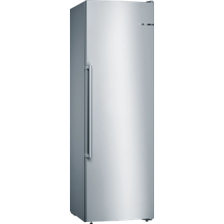 Bosch Serie 6 Fryseskab 186 x 60 cm Fingeraftryk afvisende børstet stål GSN36AIDP