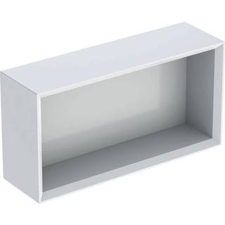 Geberit iCon vægboks rektangulær: B=45cm, H=23.3cm, T=13.2cm, Hvid / Lakeret blankpoleret