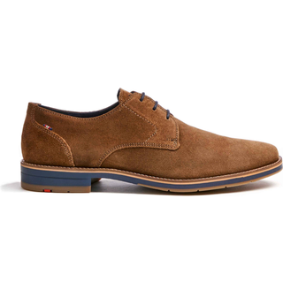 LLOYD Langston Havanna (brun) snøresko i blødt ruskind (UK size 8) Str. 42