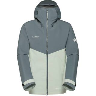 Mammut Men's Crater Iv Hs Hooded Jacket  Silver Sage/Strata, Silver Sage-Strata, M