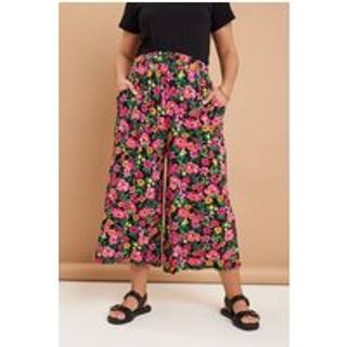 Yours Curve Yours Curve Multi Jersey Midaxi Culottes