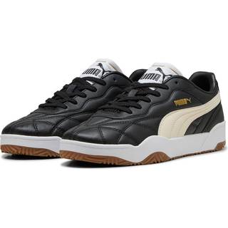 PUMA Tifosi Lux Sneakers, Shoes, Black/Alpine Snow/Gum, 45