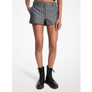 MK2000 Logo Jacquard Shorts - Michael Kors - Silver - EU38