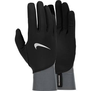 Nike Pacer Midweight Running Gloves - Black, Grey, Size XL - black