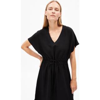 ARMEDANGELS Women's Maaholina Lino Kjole Damer størrelse M farve sort
