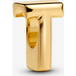 Pandora Gold Letter T Alphabet Charm