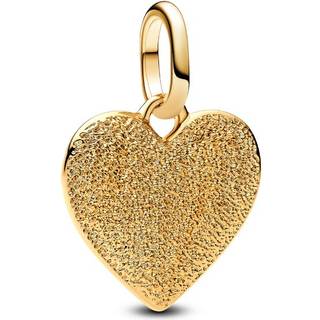 Pandora Charm - Gravierbares Herz - 763824C00 - gold