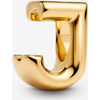 Pandora Gold Letter J Alphabet Charm