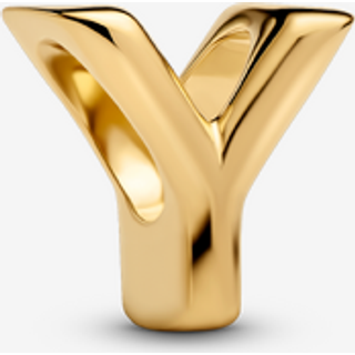 Pandora Gold Letter Y Alphabet Charm