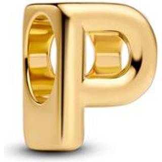 Pandora Gold Letter P Alphabet Charm