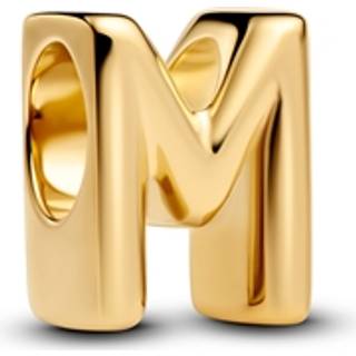 Pandora Gold Letter M Alphabet Charm