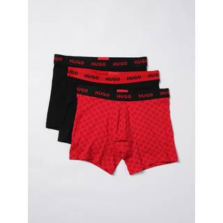 HUGO Herren Trunks rot,schwarz Baumwolle & Mix Gemustert,unifarben
