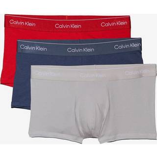 3 Pack Low Rise Trunks - Icon Cotton Stretch - Multi - S