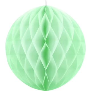 1 stk. Honeycomb Kugle Pistacie 20 cm – Genanvendelig & elegant dekoration til festen